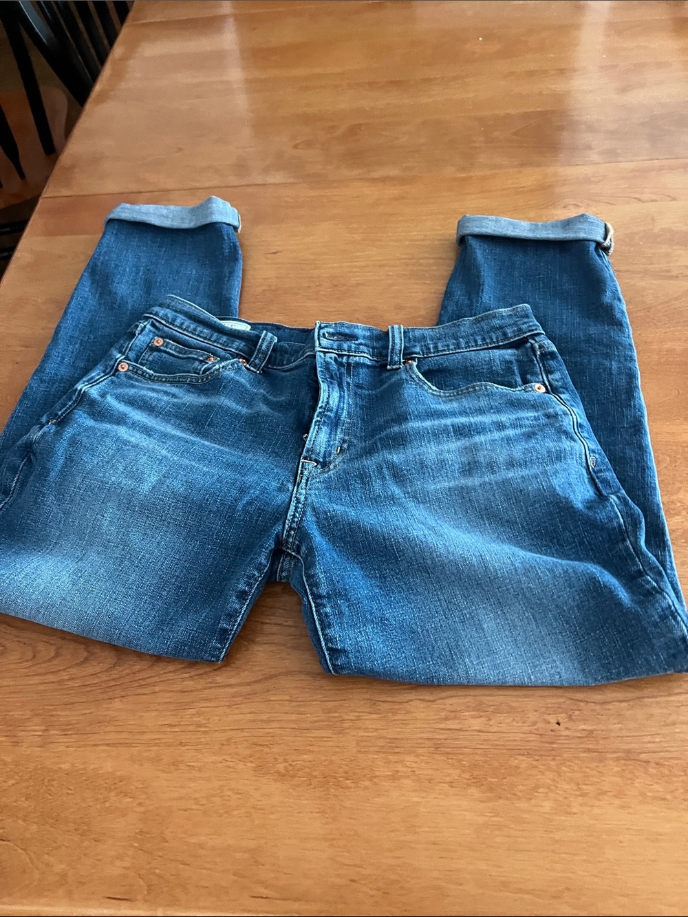 GAP Women's Medium Blue Cropped Ankle Jeans